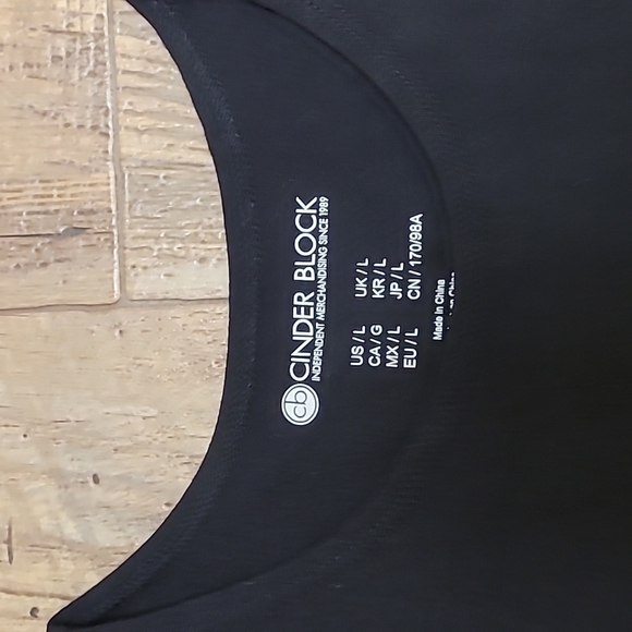 JOHNNY RAMONE tight long shirt or mini dress L new the Ramones rare - Picture 3 of 4